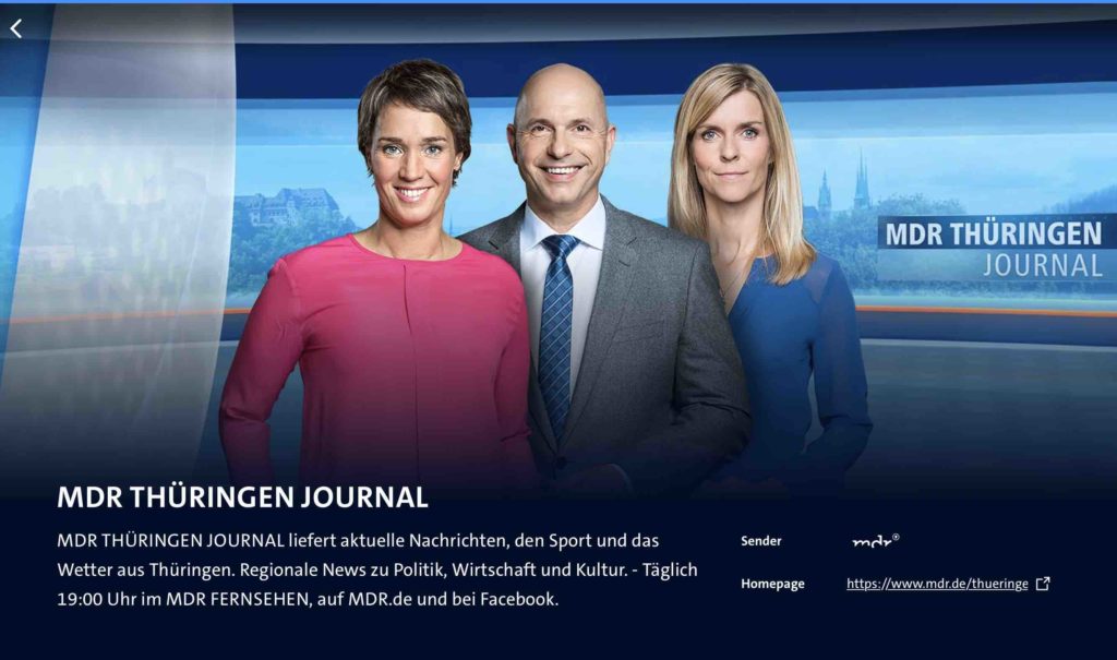 MDR berichtet über Kampagnen-Start aus Eisenach