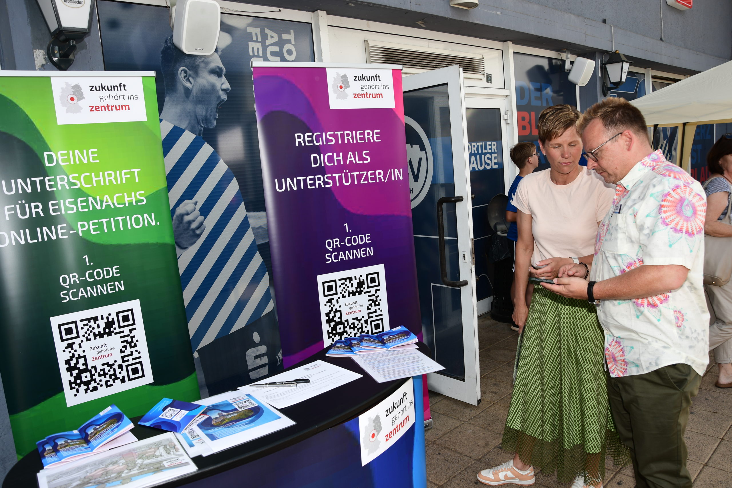 Unterstützung durch Gewerbeverein, THSV Eisenach und TC Blau-Weiß