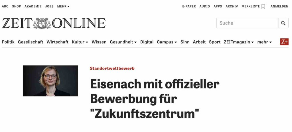 DIE ZEIT zum Kampagnen-Start in Eisenach